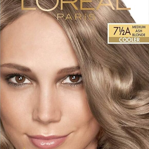 New L'oreal #7 1/2A Medium Ash Blonde Superior Preference Luminous Hair Color - Picture 1 of 1